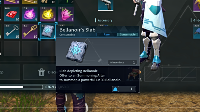 Palworld how to craft a Bellanoir's Slab
