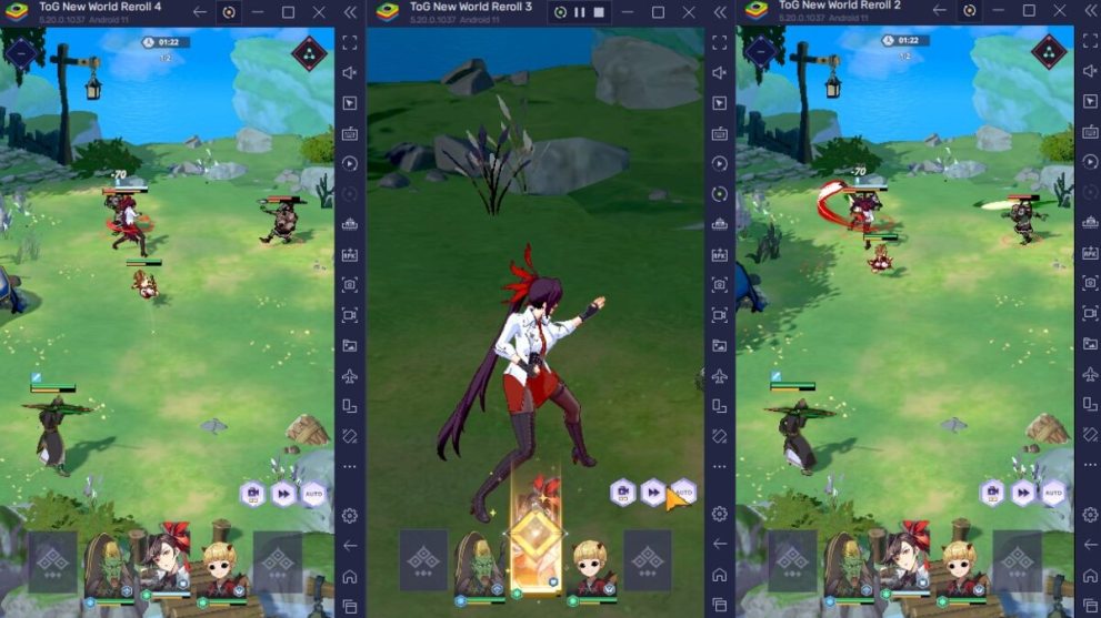 Tutorial gameplay in Tower of God: New World