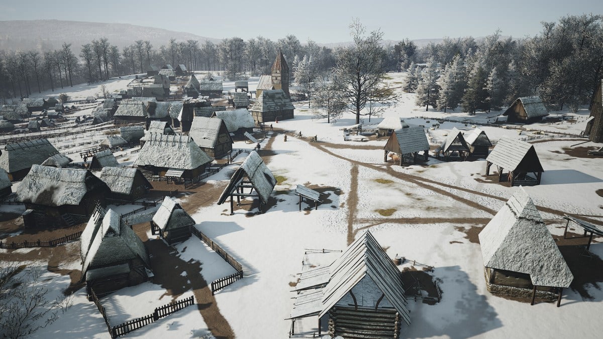 What does rule set to no trade mean in Manor Lords - a medieval village with snow