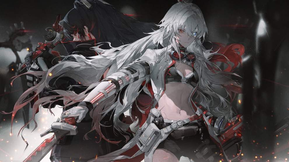 Art of two Lucia versions from Punishing Gray Raven