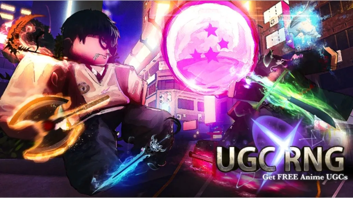 Roblox characters fighting in UGC RNG.