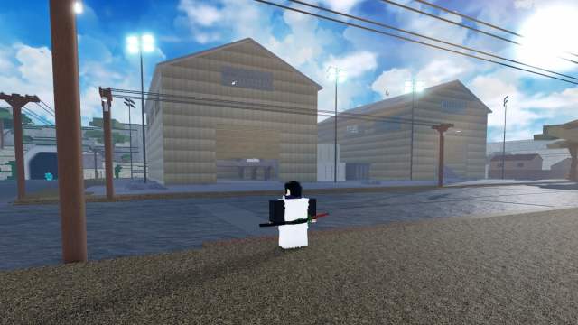 V Unequaled Unrivaled barn location in Karakura Town in Type Soul Roblox experience