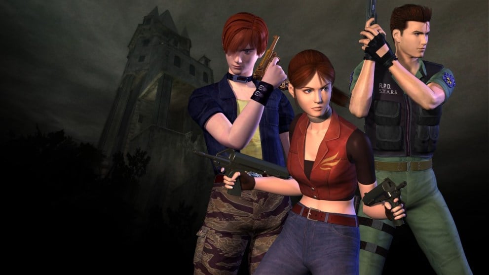Resident Evil: Code Veronica X. Steve, Chris, and Claire.