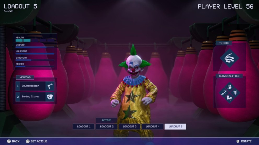 Killer Klowns from Outer Space Brawler in Menu
