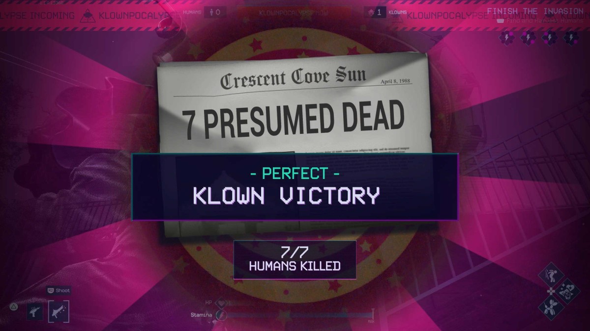 Killer Klowns from Outer Space Flawless Clown Victory 7 Presumed Dead