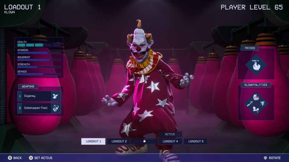 Killer Klowns From Outer Space: The Game loadout ranger