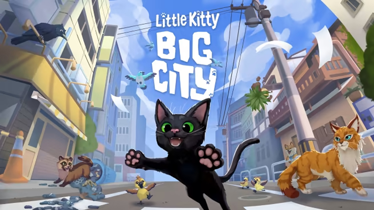 The official artwork of Little Kitty Big City.