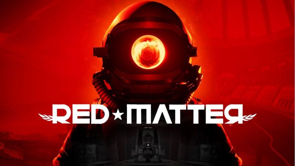 A character wearing a helmet in Red Matter.