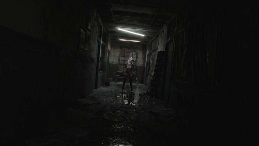 Silent Hill 2 remake Nurse in Hallway