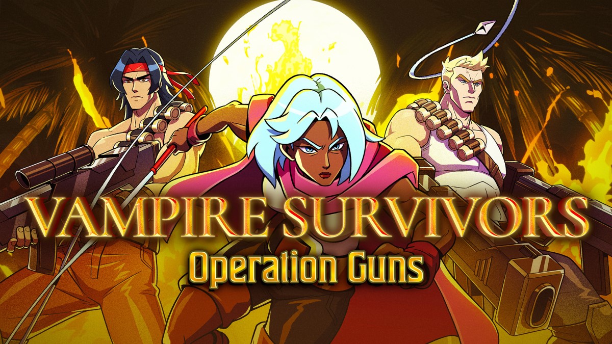 Vampire Survivors Operation Guns title