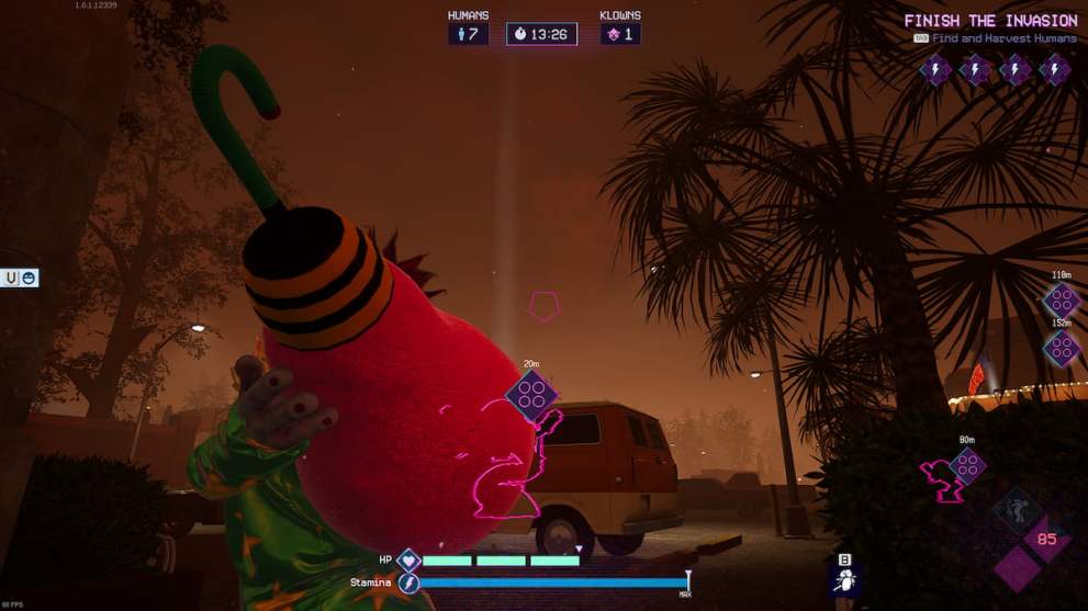 Aimed cocoon in Killer Klowns From Outer Space: The Game