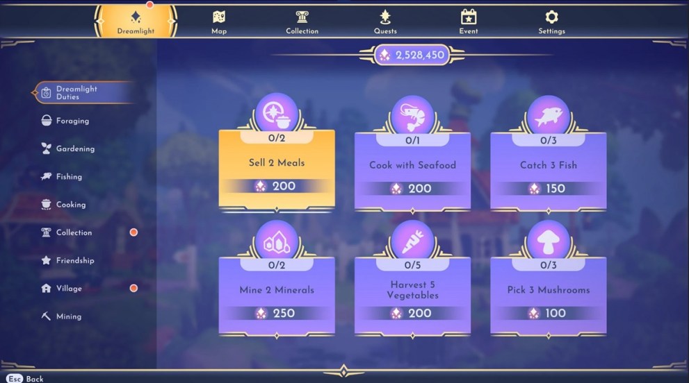 Player with lots of money in disney dreamlight valley