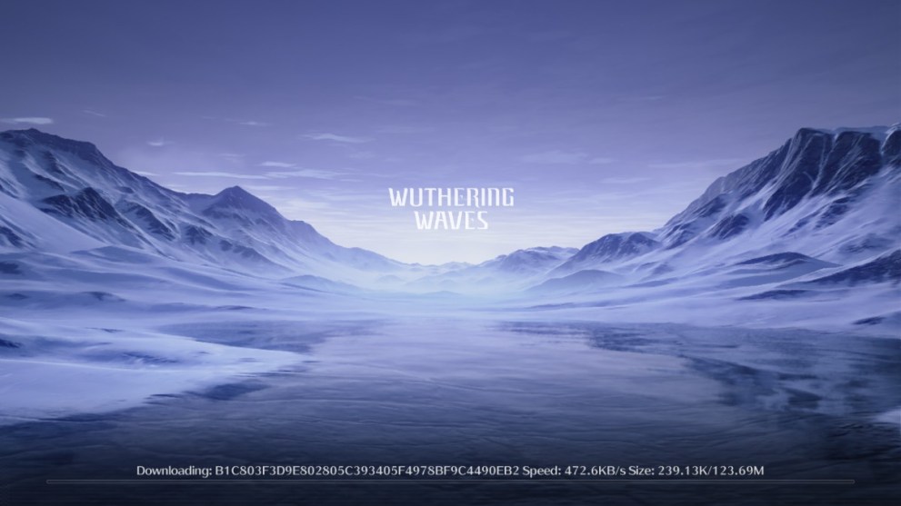 The install menu in Wuthering Waves.
