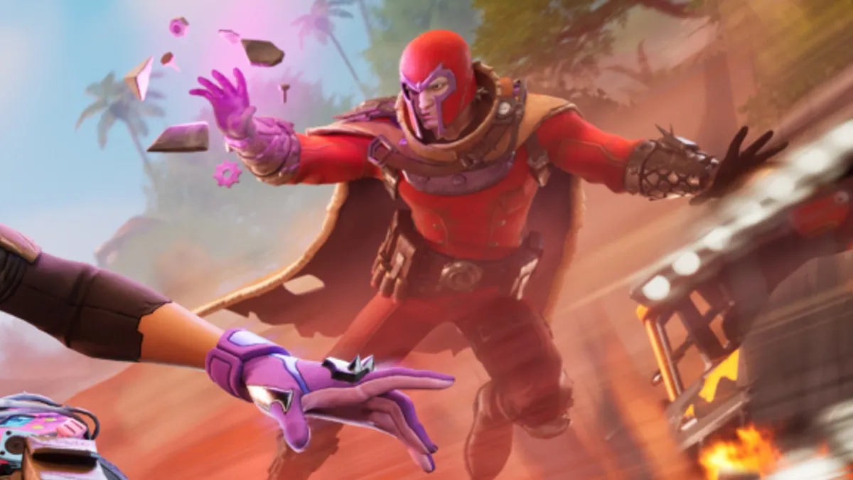 The Magneto skin in Fortnite.