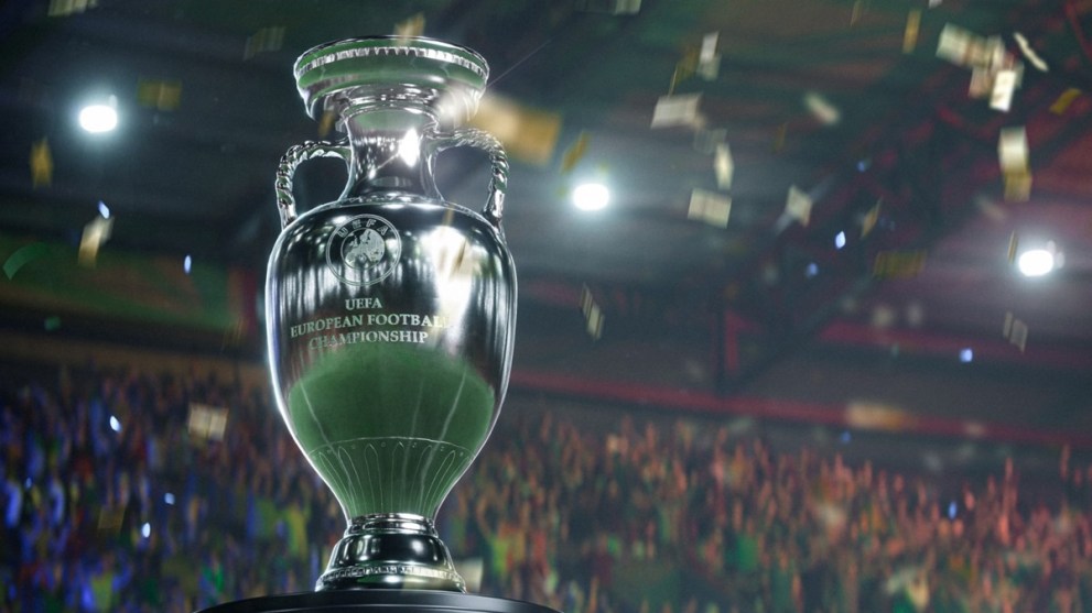 A Uefa cup in FC 24