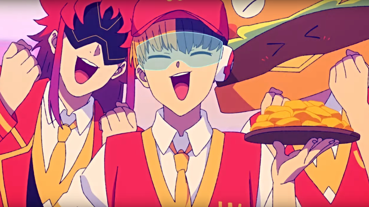 McDonalds anime crossover advertisement