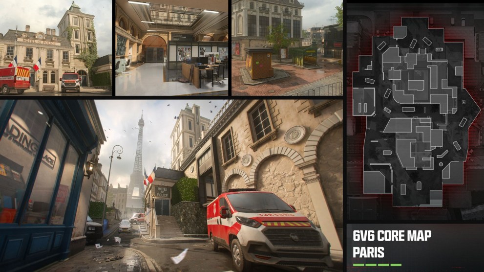 Details of the Paris map in Season 4
