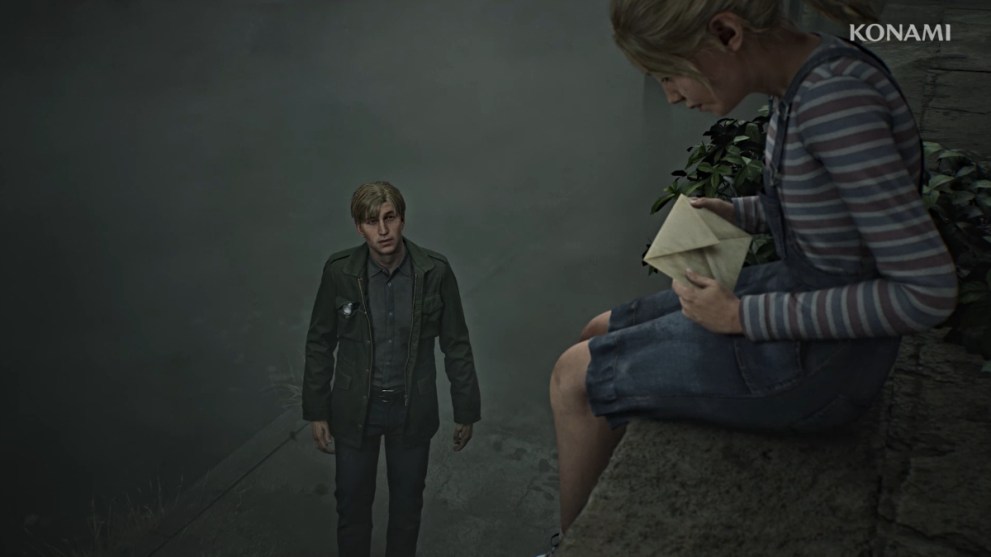 James meets Laura in Silent Hill 2 remake