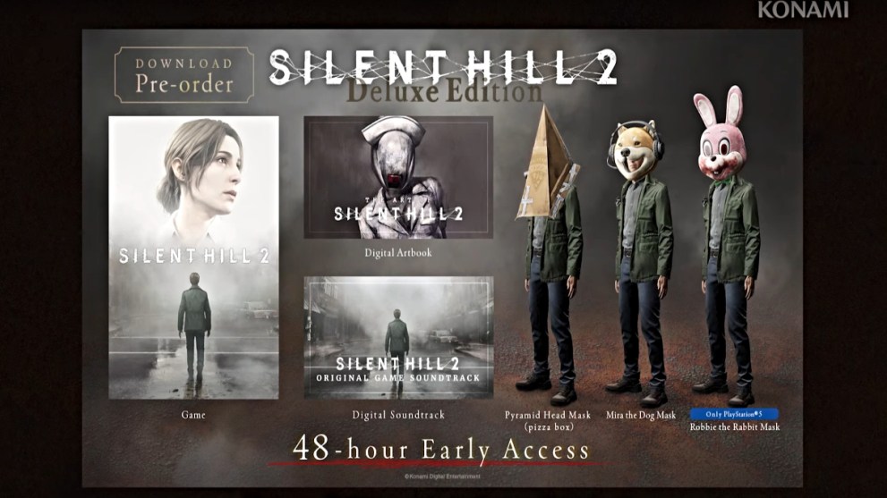 Deluxe Edition pre-order details for Silent Hill 2 remake