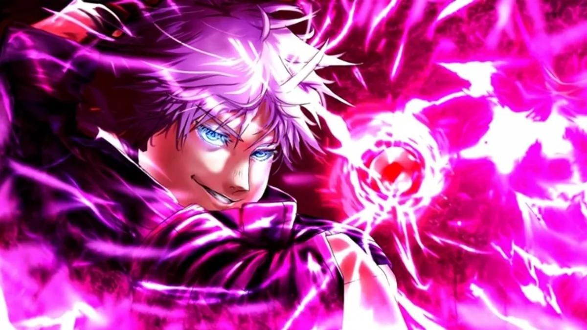 Stand Battlegrounds codes a character from Jojo's bizarre adventure engulfed in purple electrical vibes