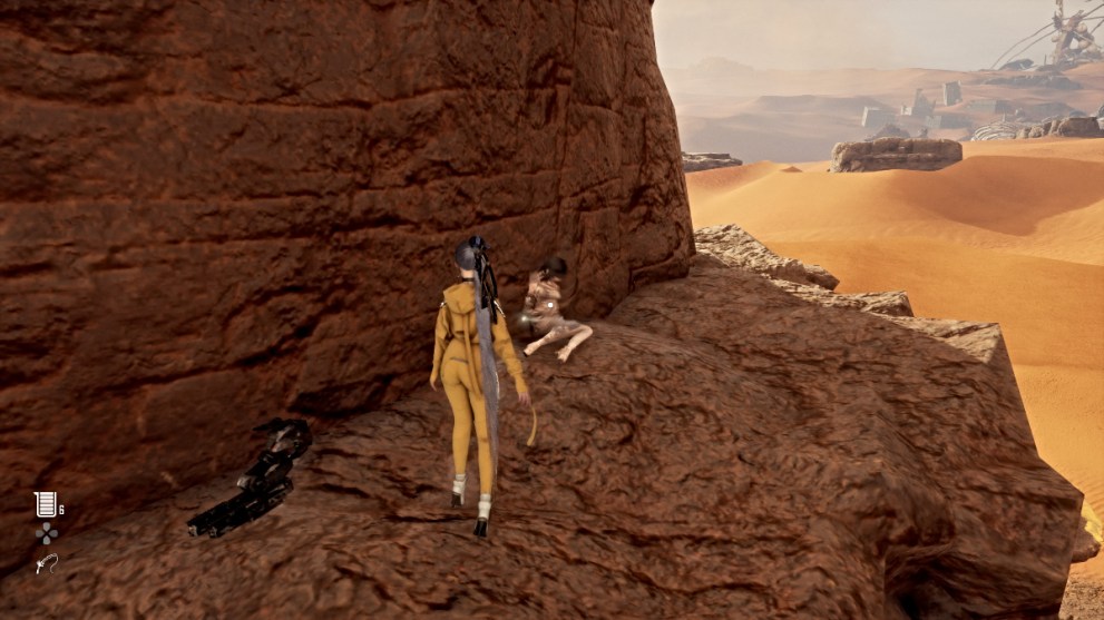 Eve finds the third Great Desert Beta Core in Stellar Blade