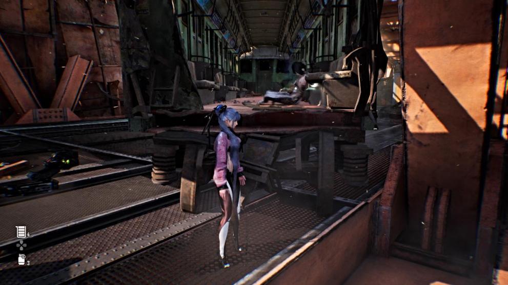 Eve는 Stellar Blade의 Matrix 11에서 베타 코어를 발견했습니다.