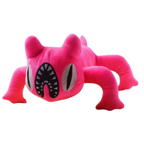 Pink cat angry pink plush