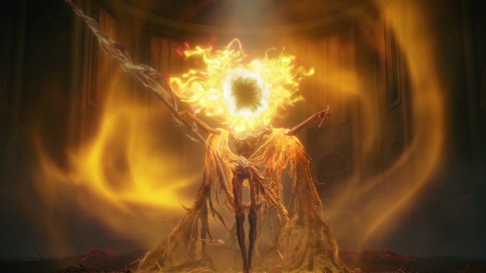 Midra Becoming Lord of Frenzied Flame in Elden Ring Shadow of the Erdtree