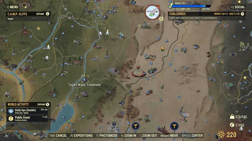 Fallout 76 Tygart Water Treatment location