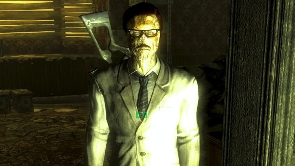 Image of ghoul Desmond Lockheart in Fallout Point Lookout.