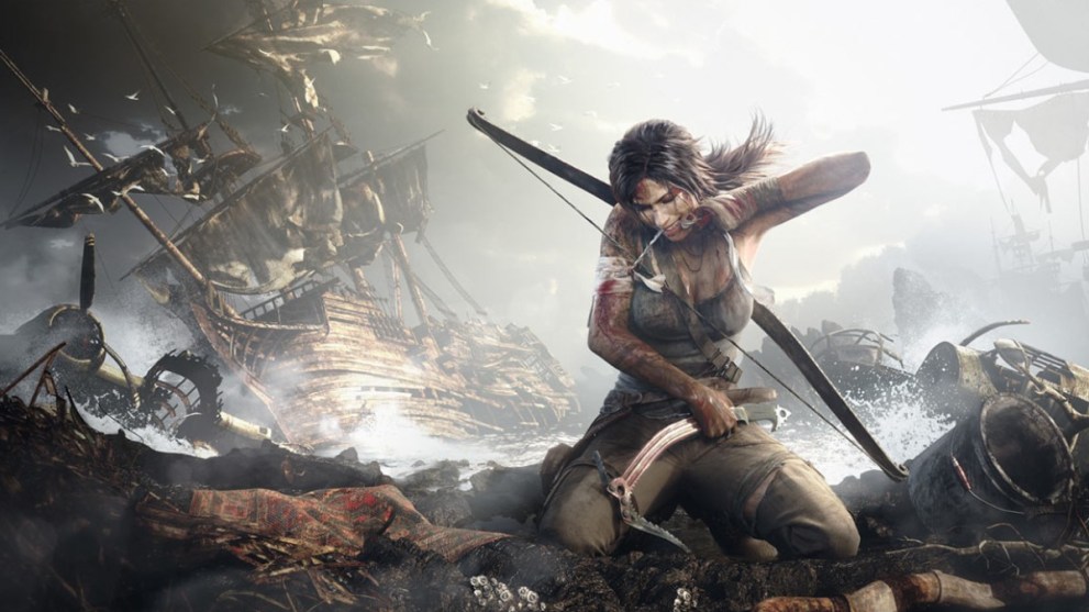 Lara croft first aid in Tomb Raider