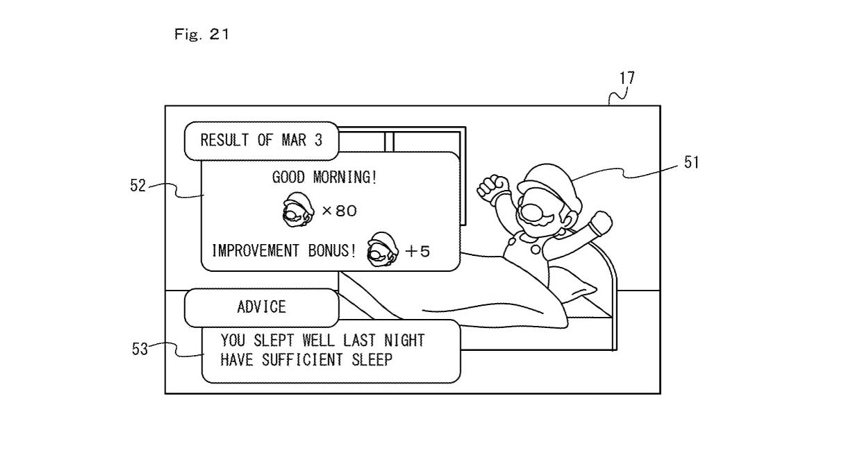 Новый патент Nintendo демонстрирует систему сна в стиле Марио