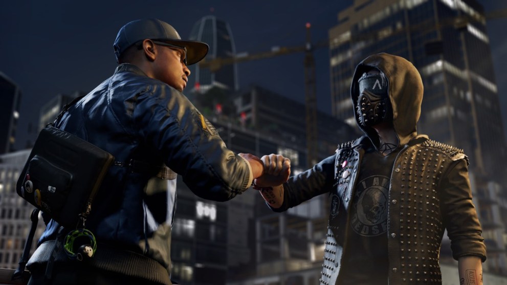 Watch Dogs 2 Wrench and Marcus fist bump