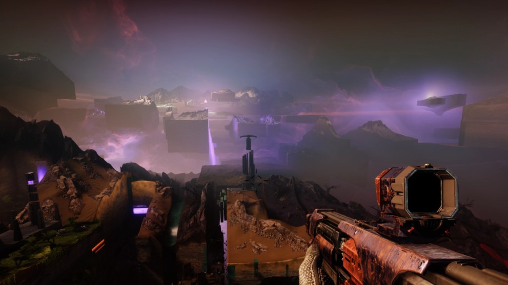 Destiny 2 Final Shape All Campaign Missions: A Guardian stares out at a finalised landscape in Iconoclasm. 