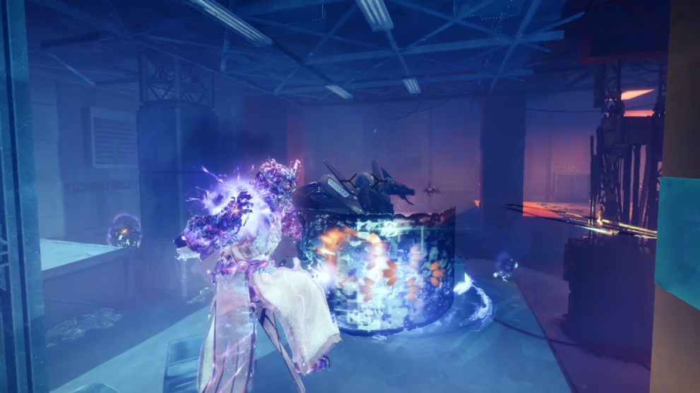 Destiny 2 Final Shape All Campaign Missions: A Guardian fires a Nova Bomb at a Taken Hydra as they battle through The Ascent.