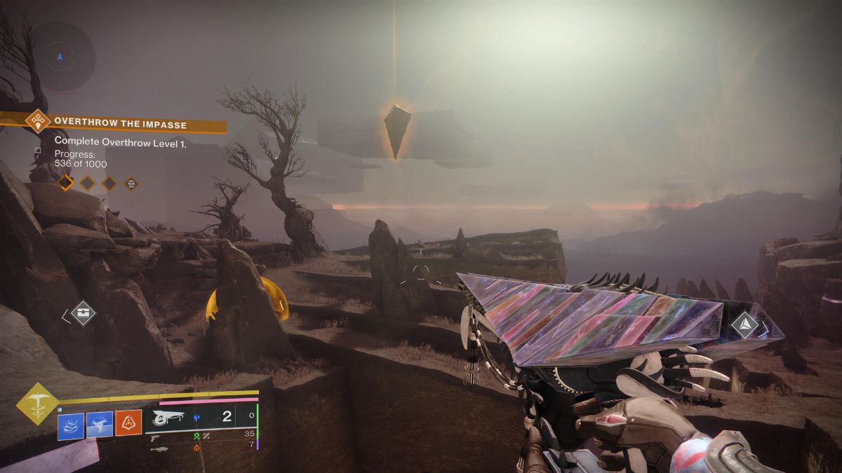 An in-game look at the Tessellation Fusion Rifle.