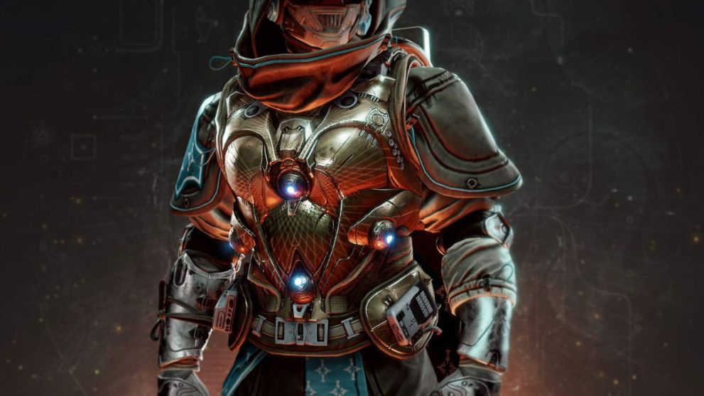 First look at the new Gifted Conviction exotic hunter chest armor.