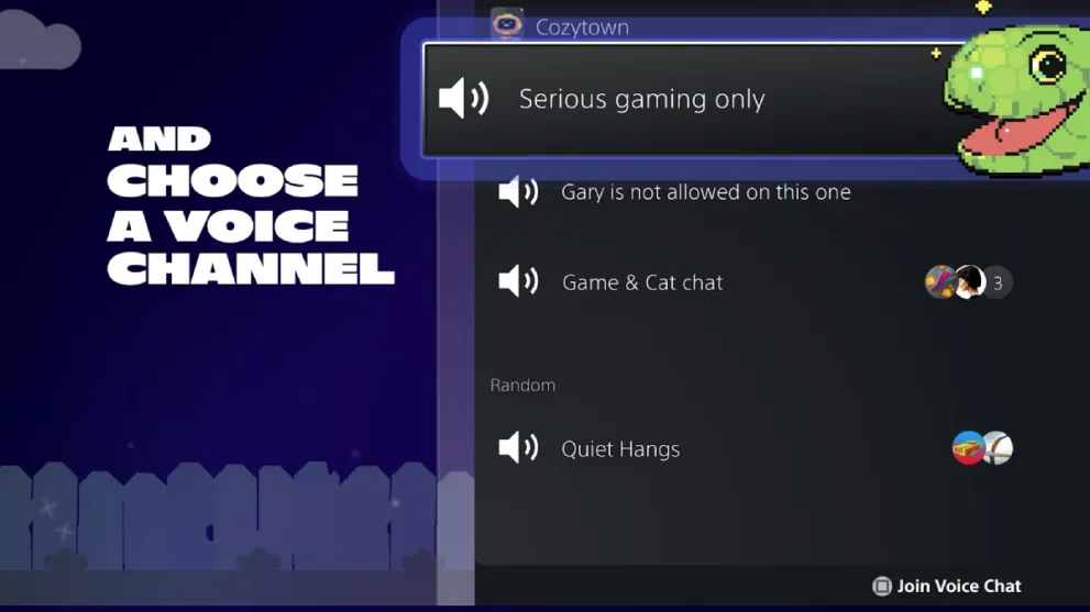 join discord voice call from ps5 interface with caption