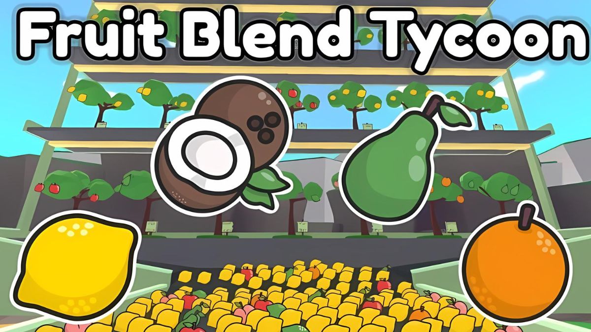 Fruits in the Fruit Blend Tycoon Roblox experience