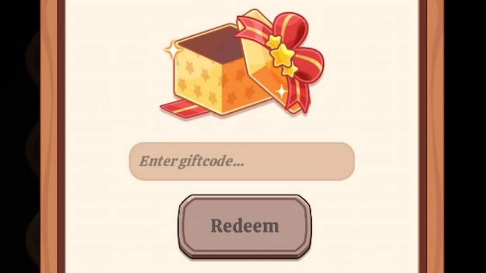 Gift code redemption menu in Meow Meow Warriors