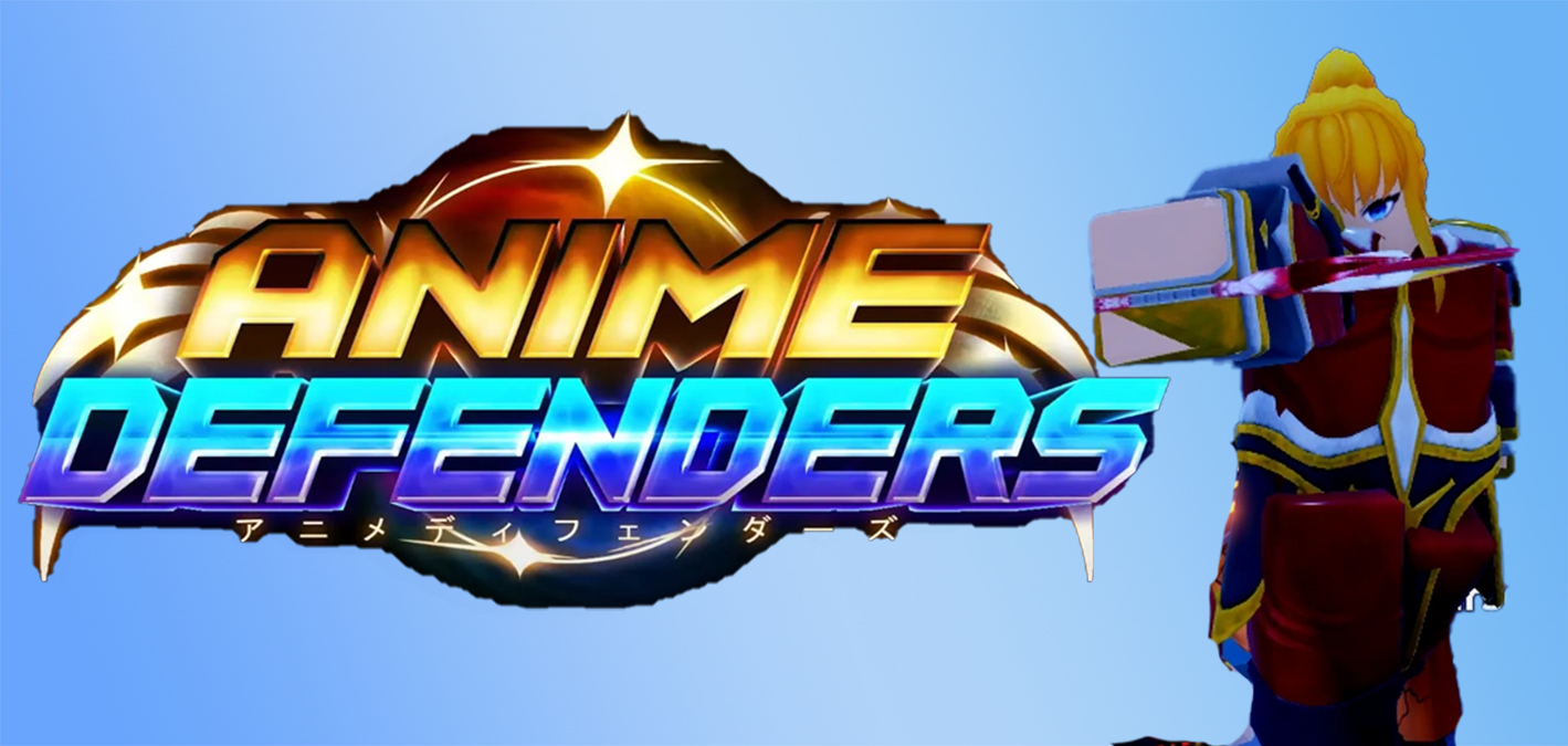 How to Get Warrior Princess in Anime Defenders - the warrior princess next to the game's logo