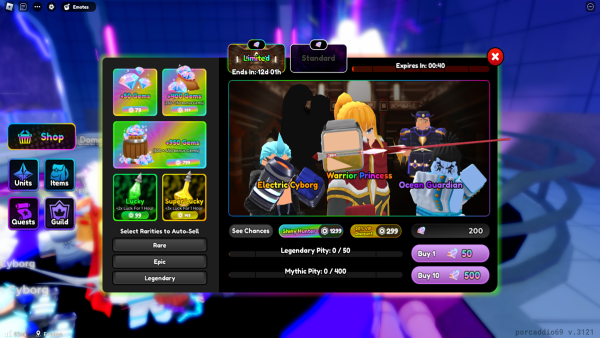 The Warrior Princess in the limited banner pull