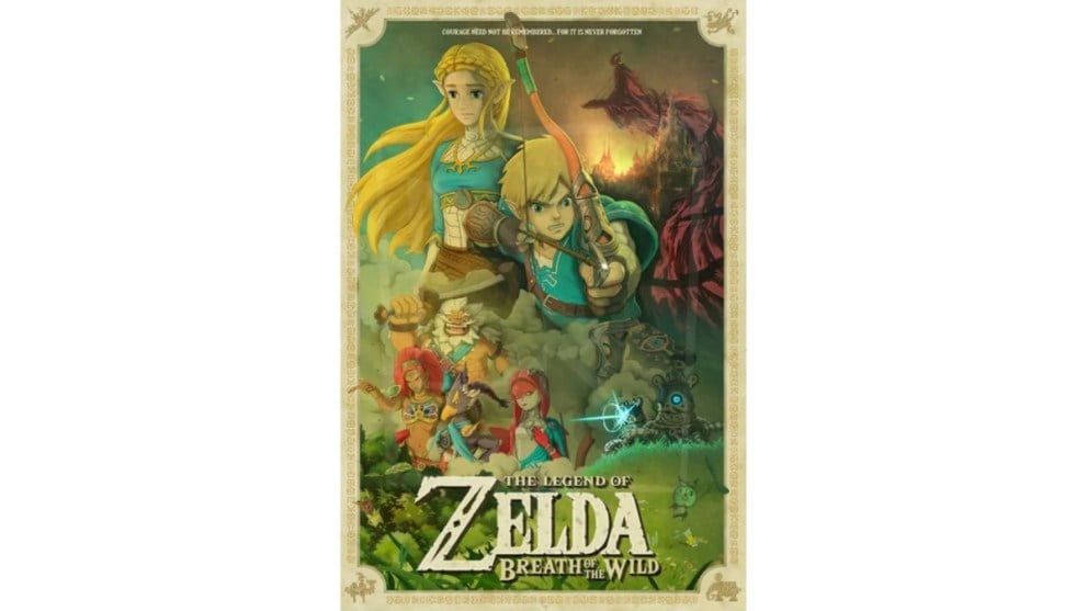 Legend of Zelda poster breath of the wild champions