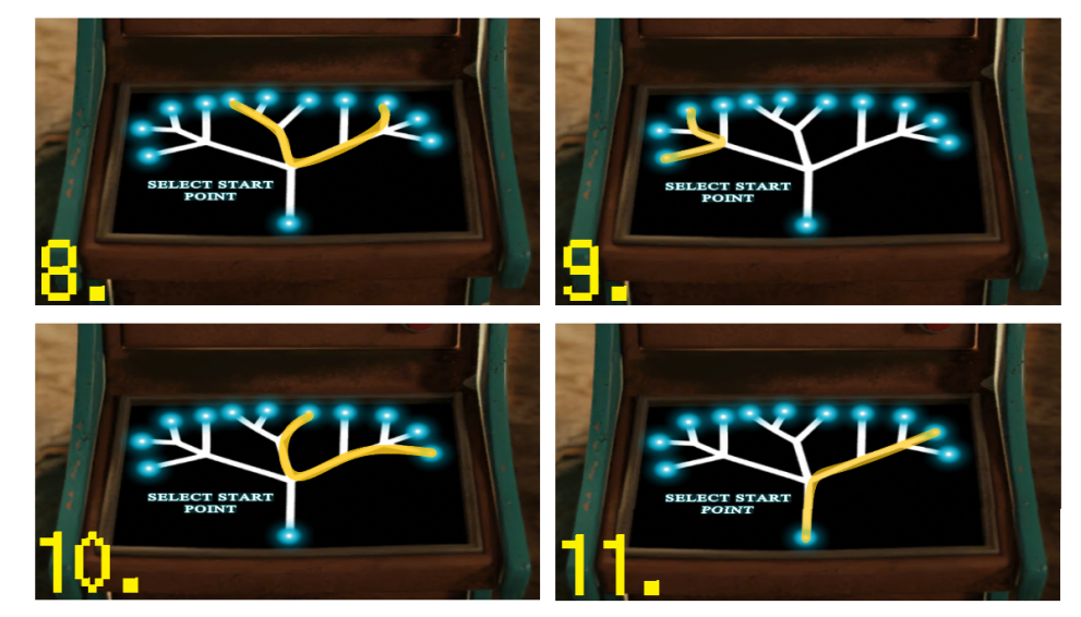 A selection of puzzle solutions from Escape From Castle Claymount - in a claymation style.