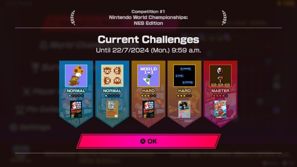 nintendo world championship NES edition weekly challenge