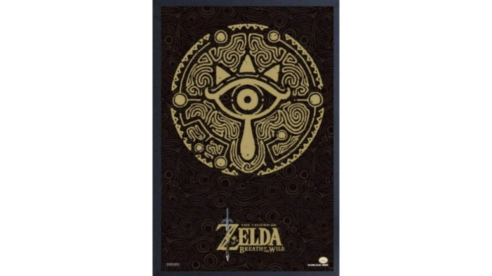 Legend of Zelda sheikah eye from breath of the wild poster