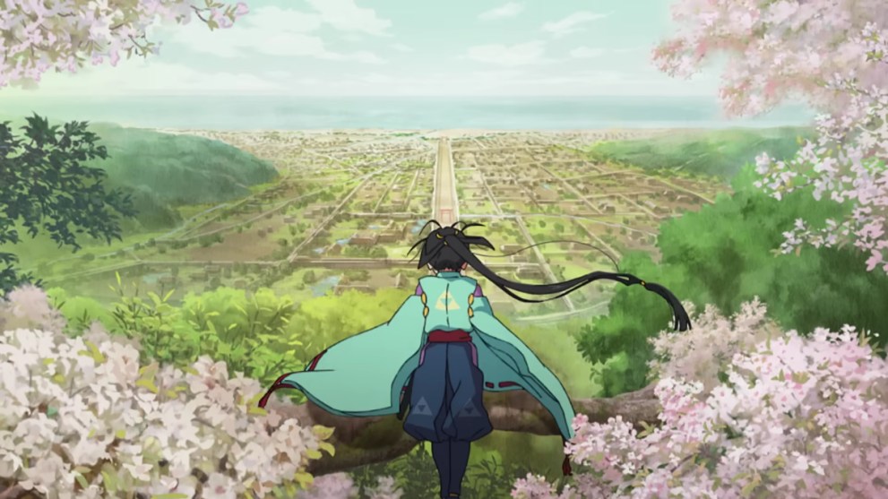 Tokiyuki Looking Out Over Town in Elusive Samurai (Shonen Anime and Manga That Could Be the Next Big Thing)