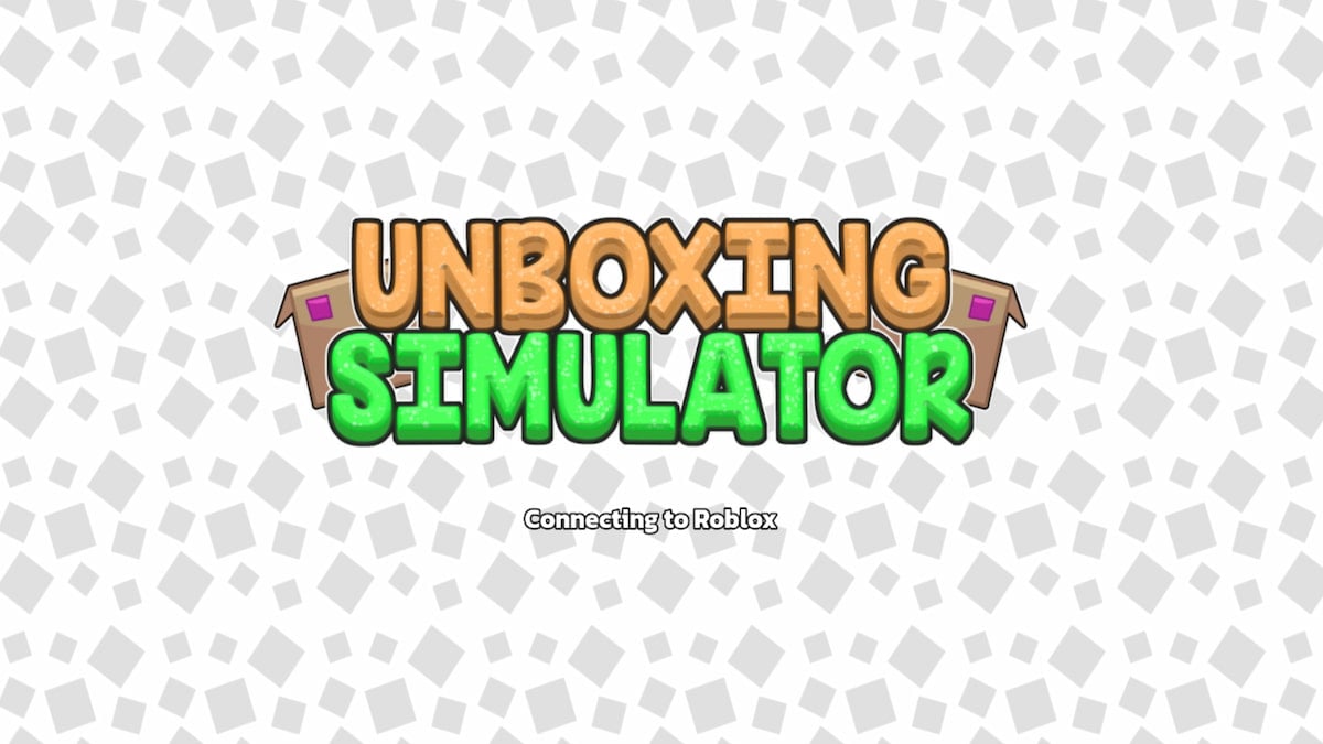 Unboxing Simulator splash screen