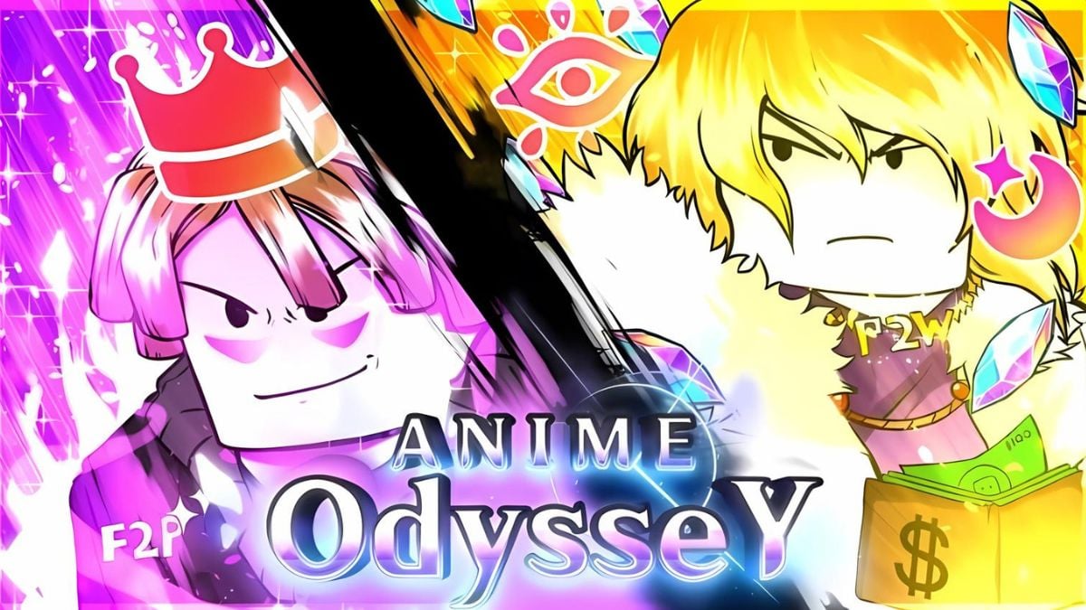Two players in Anime Odyssey wearing different outfits