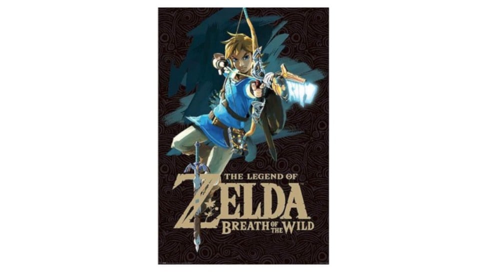 Legend of Zelda Breath of the Wild Link Poster